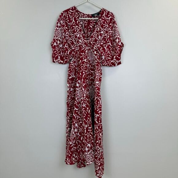 The Kooples
Red Printed Puff Sleeve Dress 💝 - Picture 6 of 14